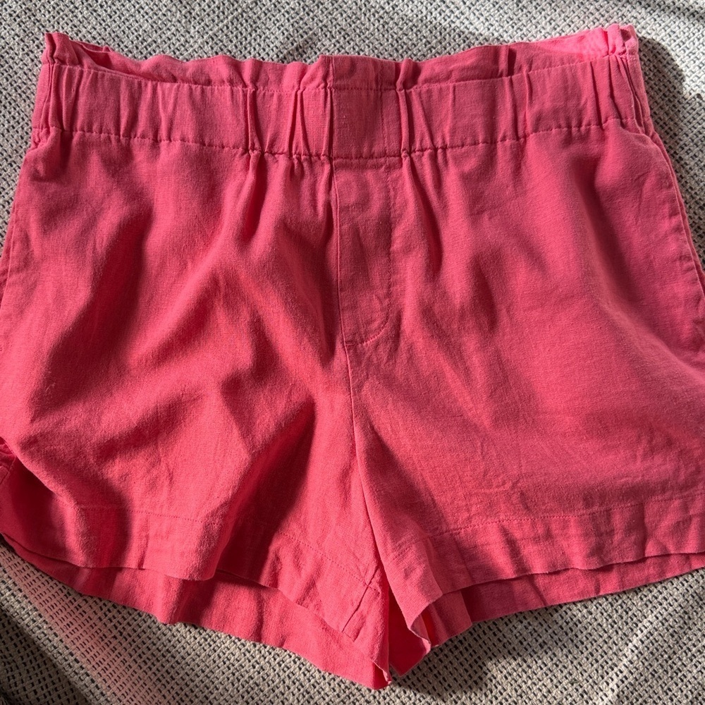 3/$20🍁SALE! a new day linen blend pull on shorts